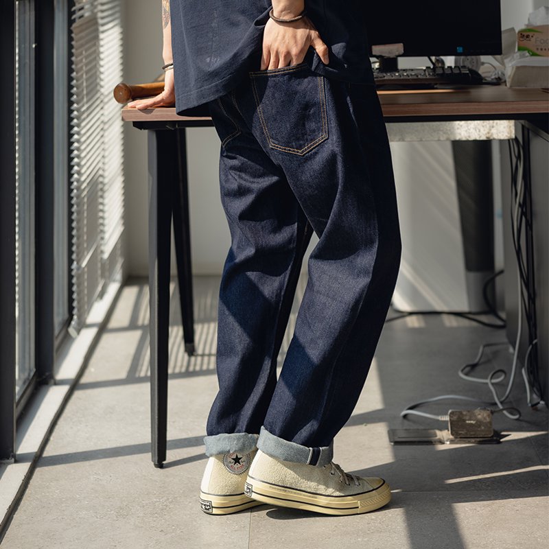 Levis Jeans 501 - Classic 14oz 98% Cotton Desized Selvedge