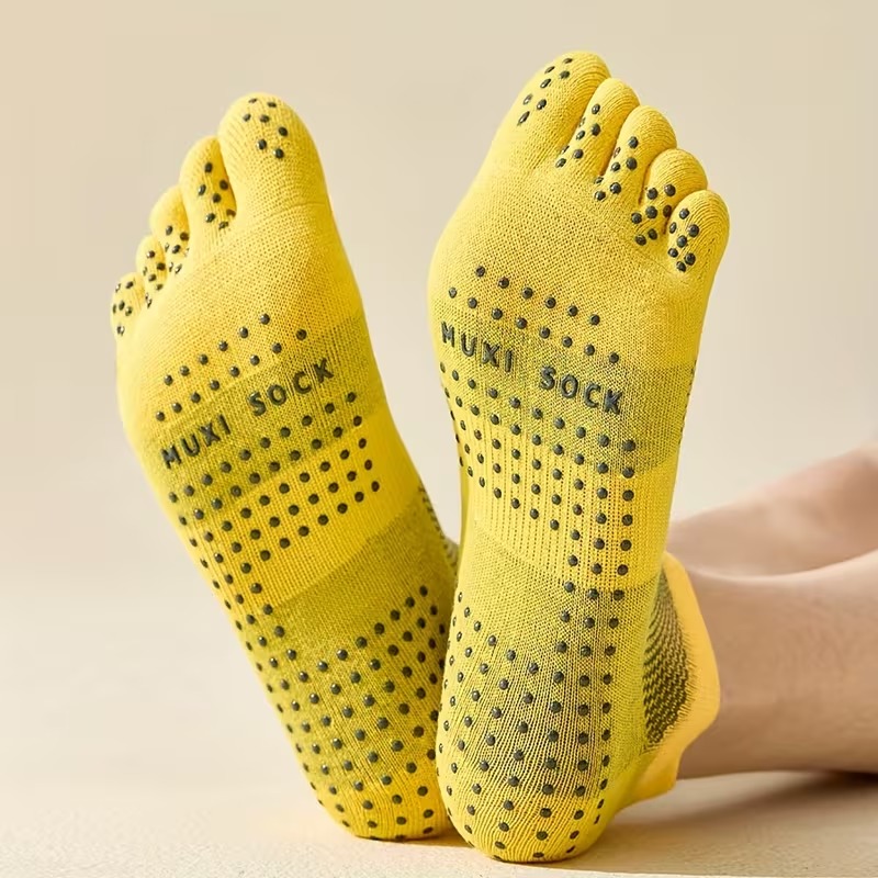 Men's 3-Pair Toe Socks Anti-Sl - đánh giá và giá Grip Sock Yoga