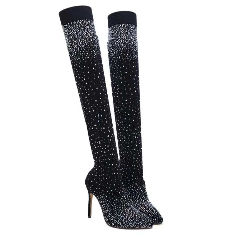 Sexy Over-the-Knee Boots for W - đánh giá và giá Knee High Sock Women