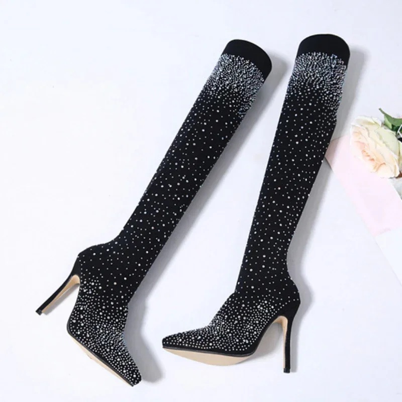 Sexy Over-the-Knee Boots for W - đánh giá và giá Knee High Sock Women