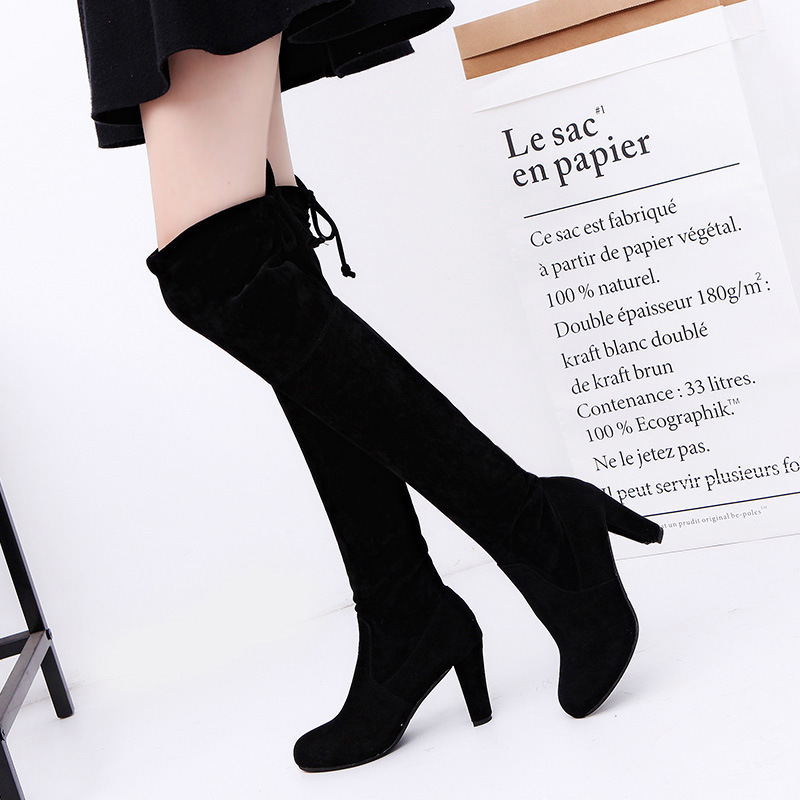 Women's Boots Stretch Fabric O - đánh giá và giá Knee High Sock Women